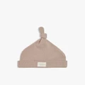 Country Road - Organically Grown Cotton Waffle Beanie - Headwear (Neutrals) Organically Grown Cotton Waffle Beanie