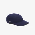 Lacoste - Unisex Lacoste Organic Cotton Twill Cap - Headwear (BLUE) Unisex Lacoste Organic Cotton Twill Cap