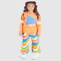 Rock Your Kid - Into The Groove Track Pants Kids - Pants (Rainbow) Into The Groove Track Pants - Kids