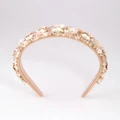Lovisa - Blush Mixed Flower Diamante &amp; Pearl Headband - Hair Accessories (Pink) Blush Mixed Flower Diamante &amp; Pearl Headband