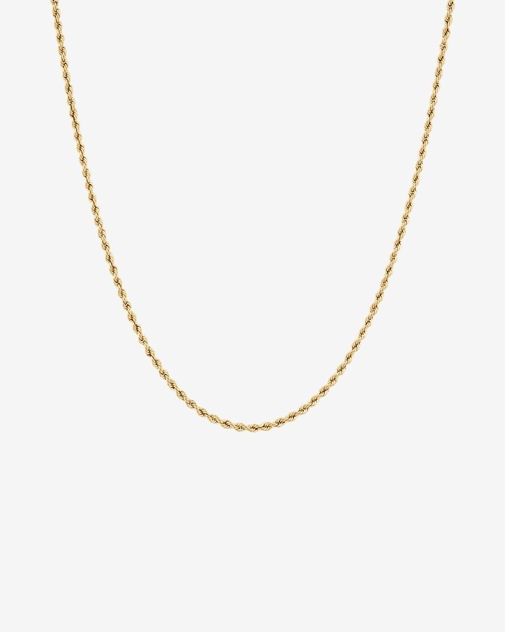 Michael Hill - 45cm Hollow Rope Chain in 10ct Yellow Gold - Jewellery (Yellow) 45cm Hollow Rope Chain in 10ct Yellow Gold