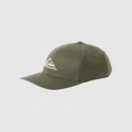 Quiksilver - Mens Mountain And Wave Flexfit Cap - Headwear (GREEN) Mens Mountain And Wave Flexfit Cap