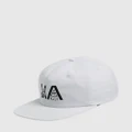 RVCA - Ransom Snapback Cap - Headwear (WHITE) Ransom Snapback Cap