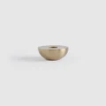 Seed Heritage - Cleo Round Candle Holder - Home (Brushed Gold) Cleo Round Candle Holder