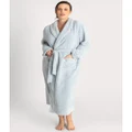 Ava & Audrey - Betty Jacquard Fleece Robe - Sleepwear (Blue) Betty Jacquard Fleece Robe