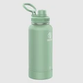 TAKEYA - Actives Insulated Steel Bottle Cucumber 950ml Spout - Water Bottles (N/A) Actives Insulated Steel Bottle Cucumber 950ml Spout