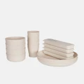 The Good BRAND - 32 Piece Tableware Set - Home (NATURAL) 32 Piece Tableware Set