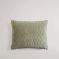 Country Road - Check Velvet 55x55 Cushion - Home (Green) Check Velvet 55x55 Cushion