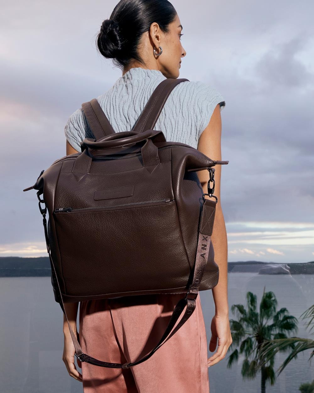 Status Anxiety - Comes In Waves Backpack - Backpacks (Cocoa) Comes In Waves Backpack