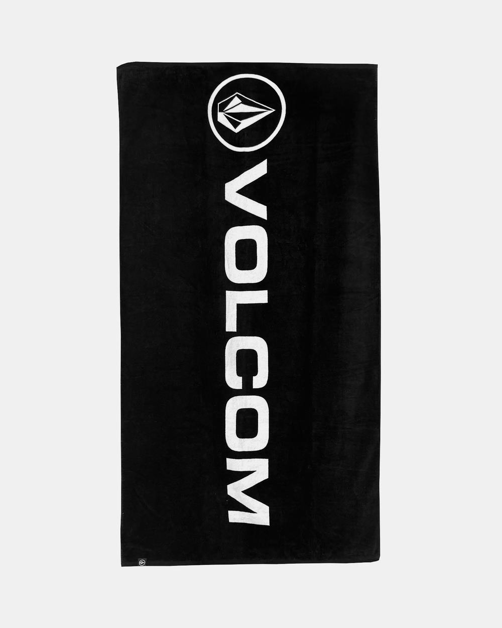 Volcom - Wordmark Towel - Towels (Black & White) Wordmark Towel