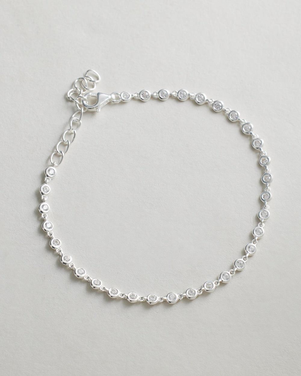 SAINT VALENTINE - Deco Tennis Bracelet - Jewellery (Silver) Deco Tennis Bracelet