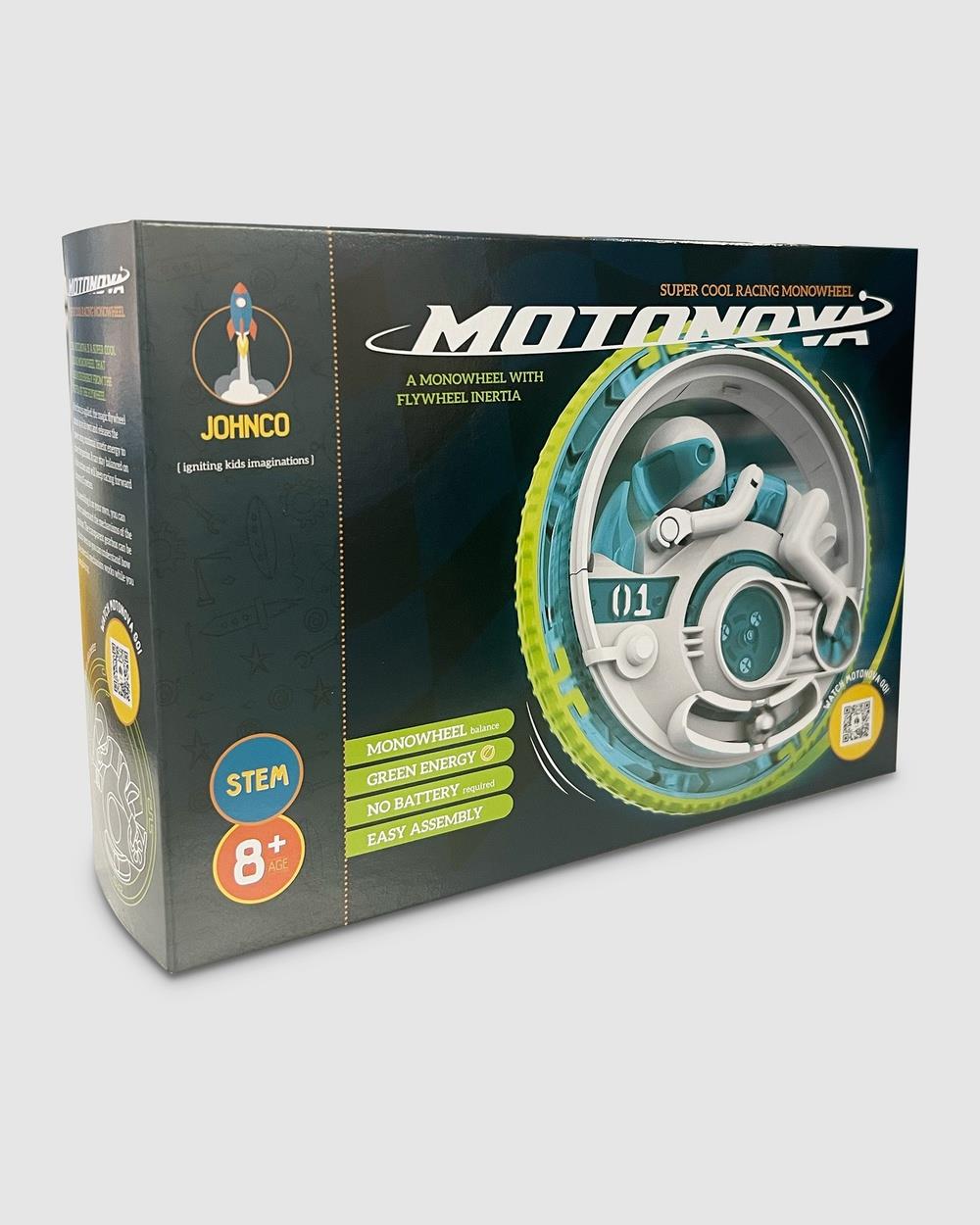 JOHNCO - MotoNova Flywheel - Educational & Science Toys (Blue) MotoNova Flywheel
