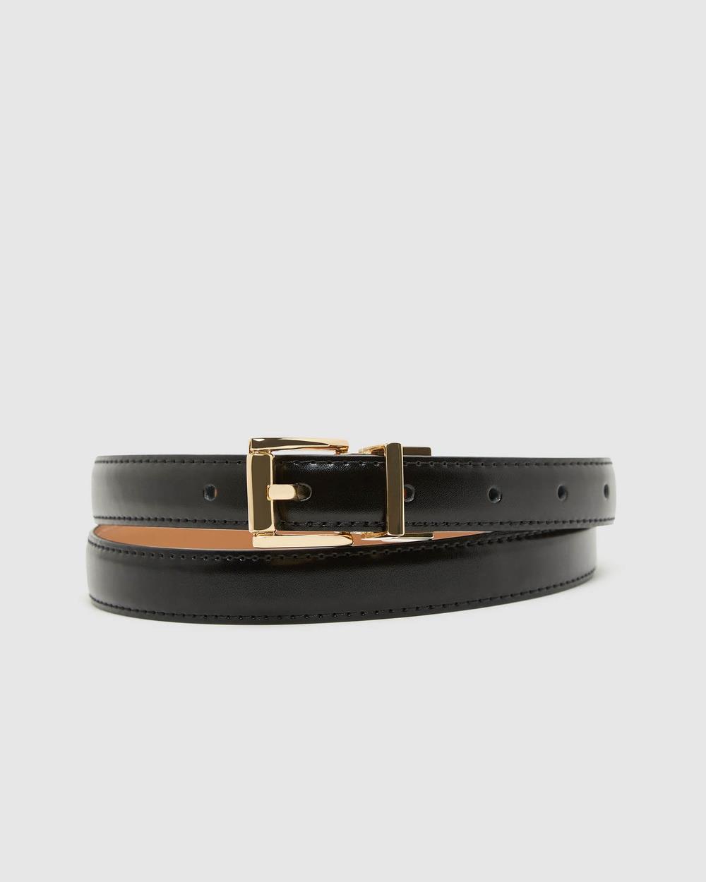 Oxford - Lisa Reversible Womens Belt - Belts (Black) Lisa Reversible Womens Belt