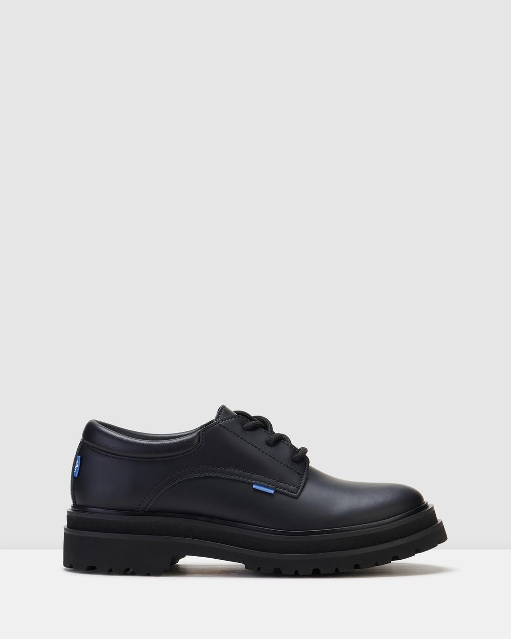 Rollie - Derby Mens Step Shoe - Flats (Black) Derby Mens Step Shoe