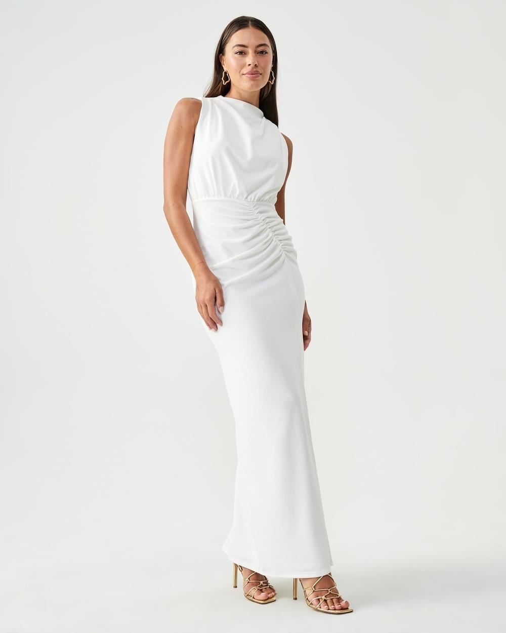 Tussah - Nina Maxi Dress - Dresses (White) Nina Maxi Dress
