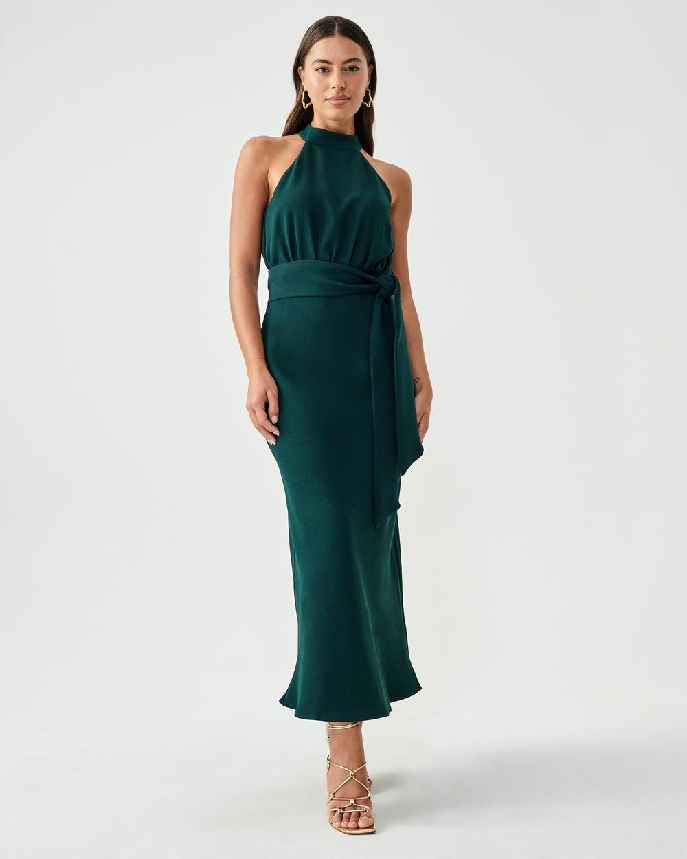 Tussah - Elliott Midi Dress - Dresses (Emerald) Elliott Midi Dress