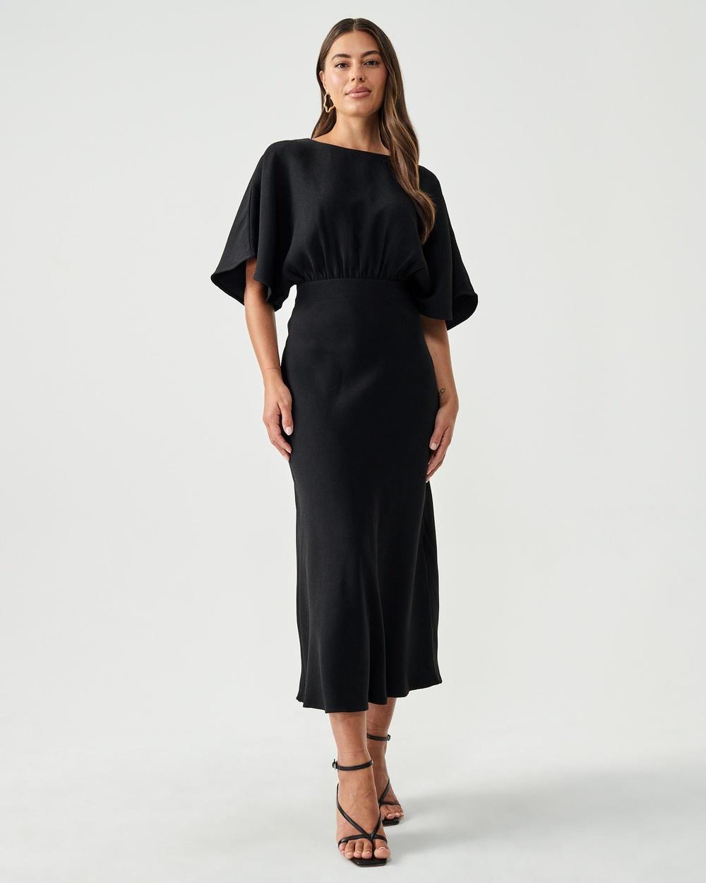 Tussah - Novella Maxi Dress - Dresses (Black) Novella Maxi Dress