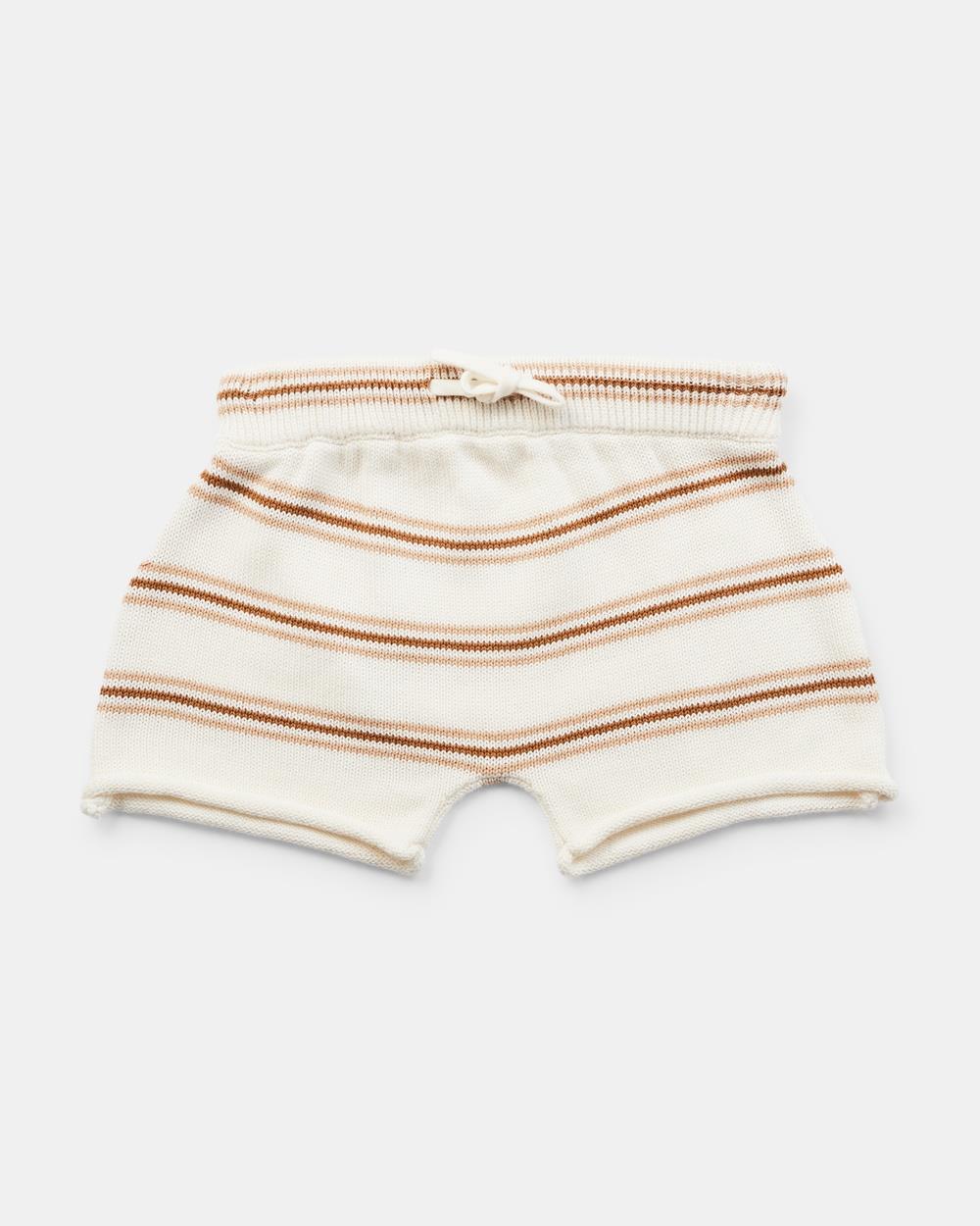 Walnut Melbourne - Jack Knit Shorts - Shorts (Tan Stripe) Jack Knit Shorts