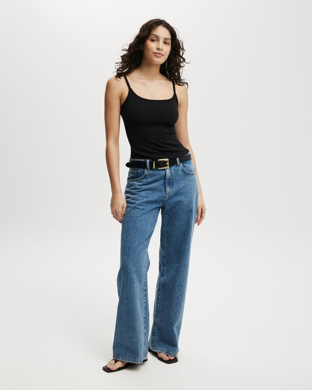 Cotton On - Byron Scoop Cami - Tops (BLACK) Byron Scoop Cami