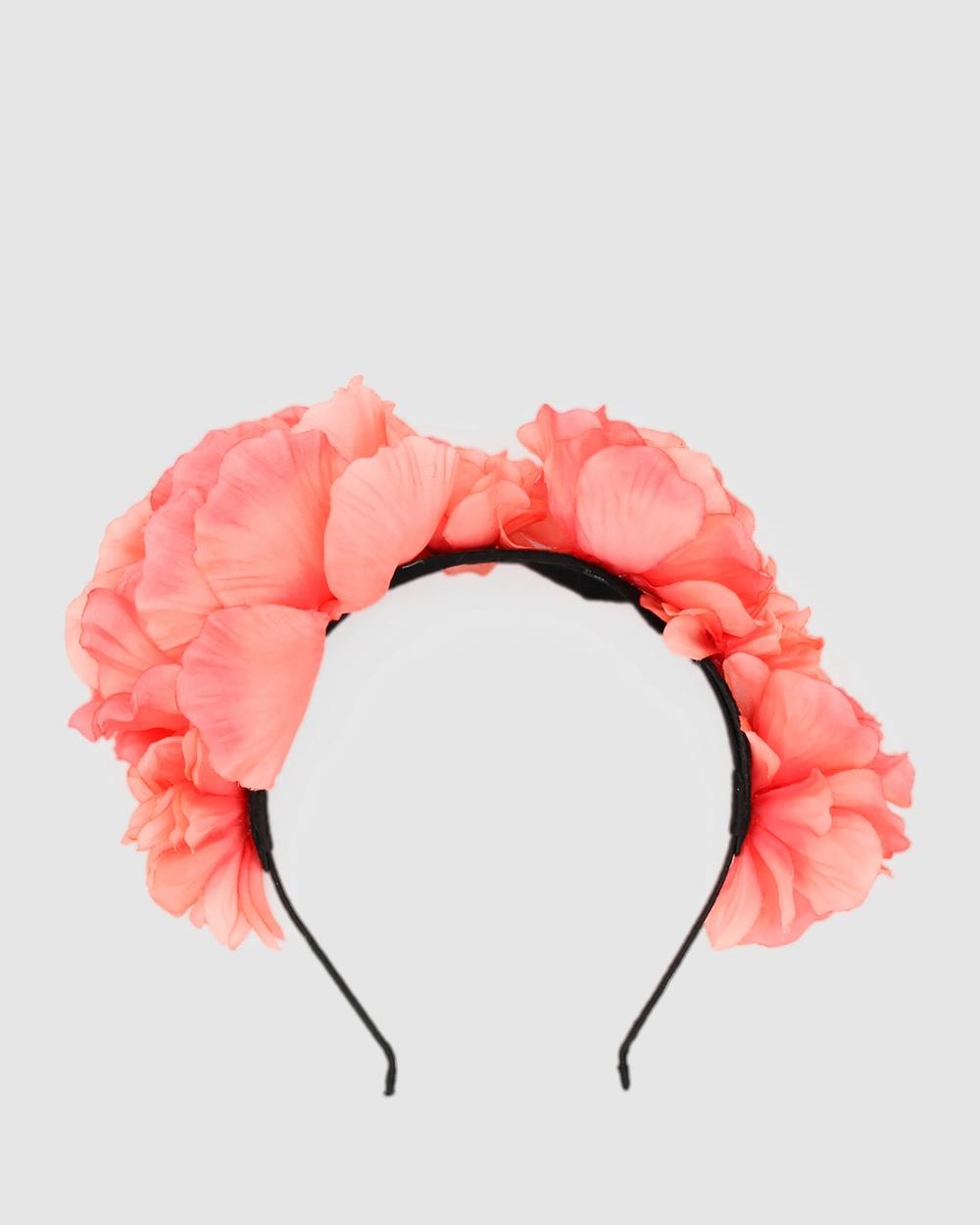 Morgan & Taylor - Alexa Fascinator - Fascinators (Coral) Alexa Fascinator