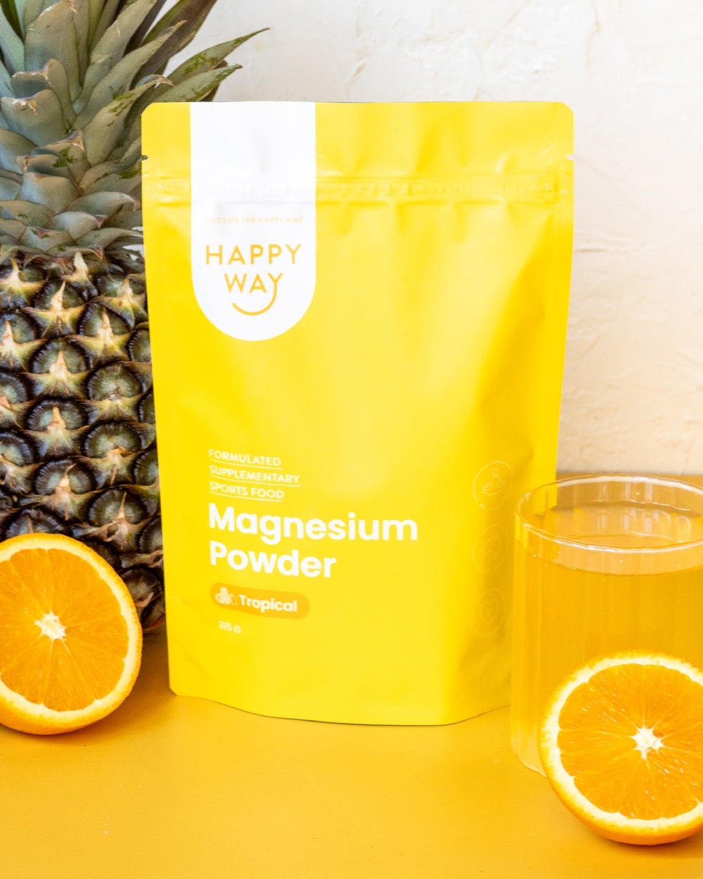 Happy Way - Tropical Magnesium Powder - Proteins (Tropical) Tropical Magnesium Powder