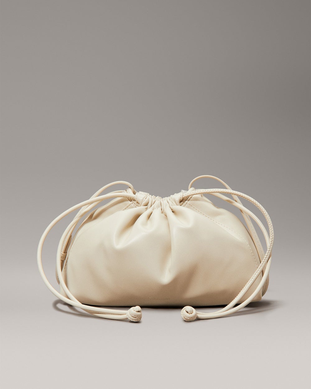 Calvin Klein - Drawstring Crossbody Bag - Bags (PELICAN) Drawstring Crossbody Bag