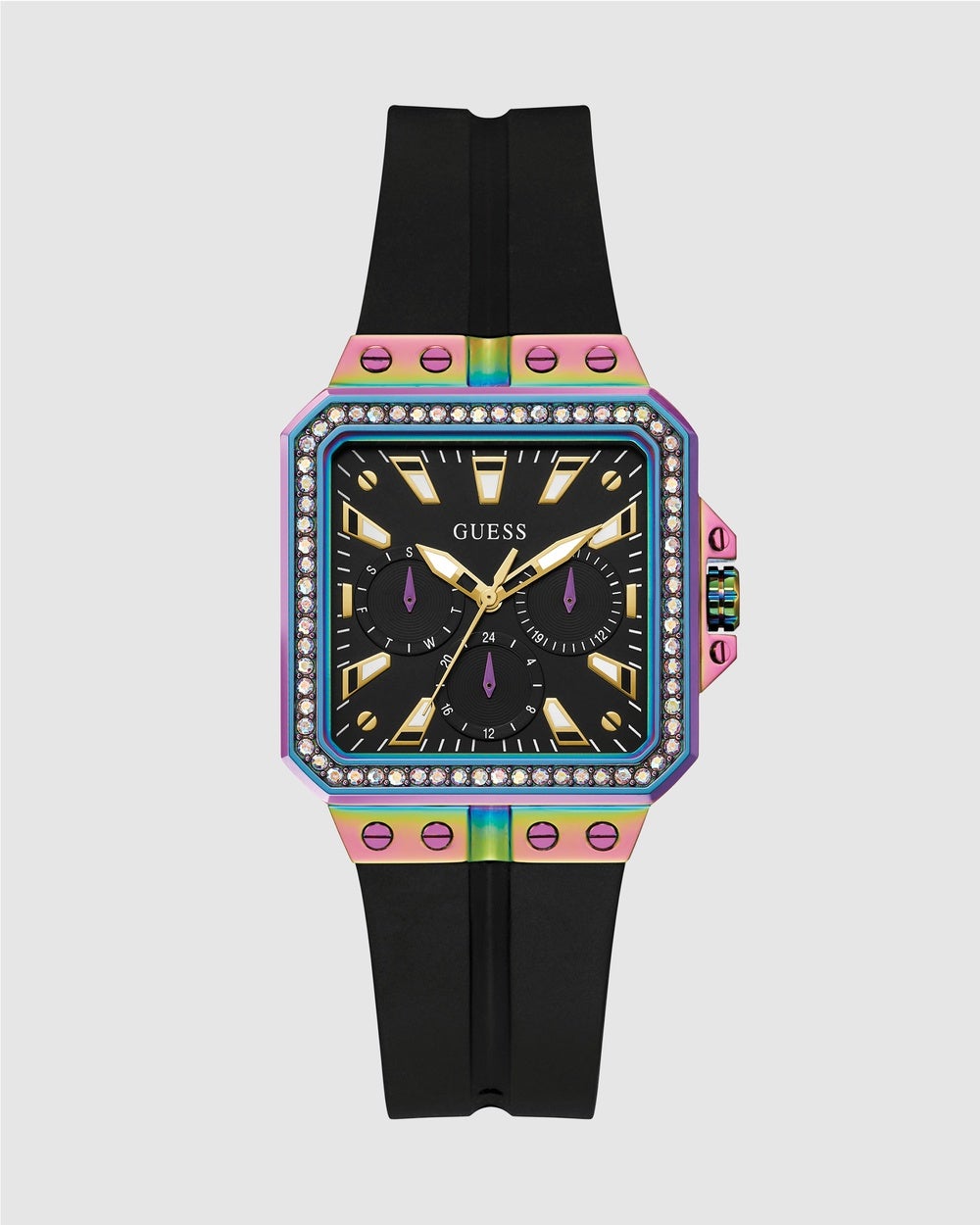 GUESS - Libra Iridescent & Black - Watches (Iridescent Black) Libra Iridescent & Black