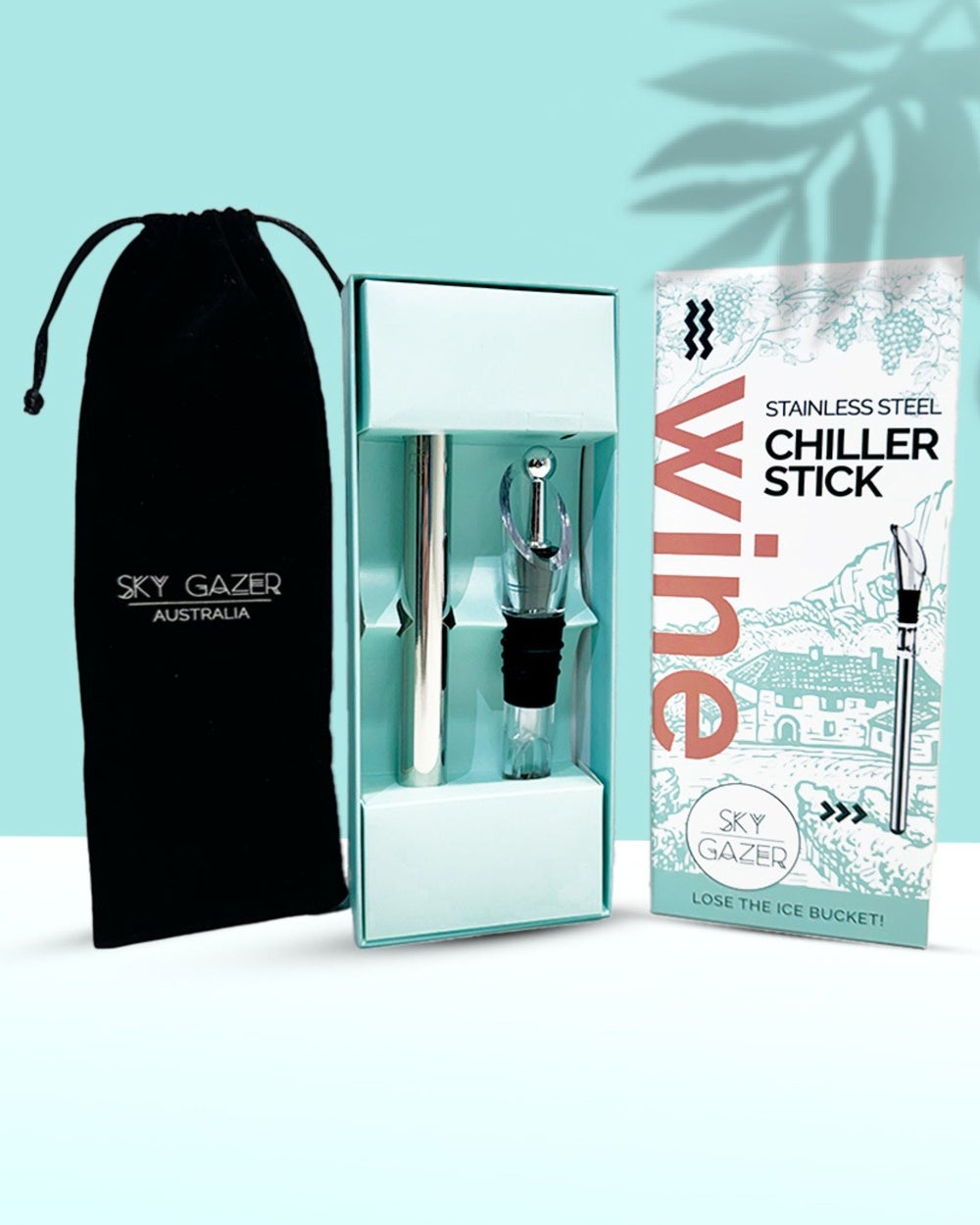 Sky Gazer - Wine Chiller Stick - Home (silver) Wine Chiller Stick