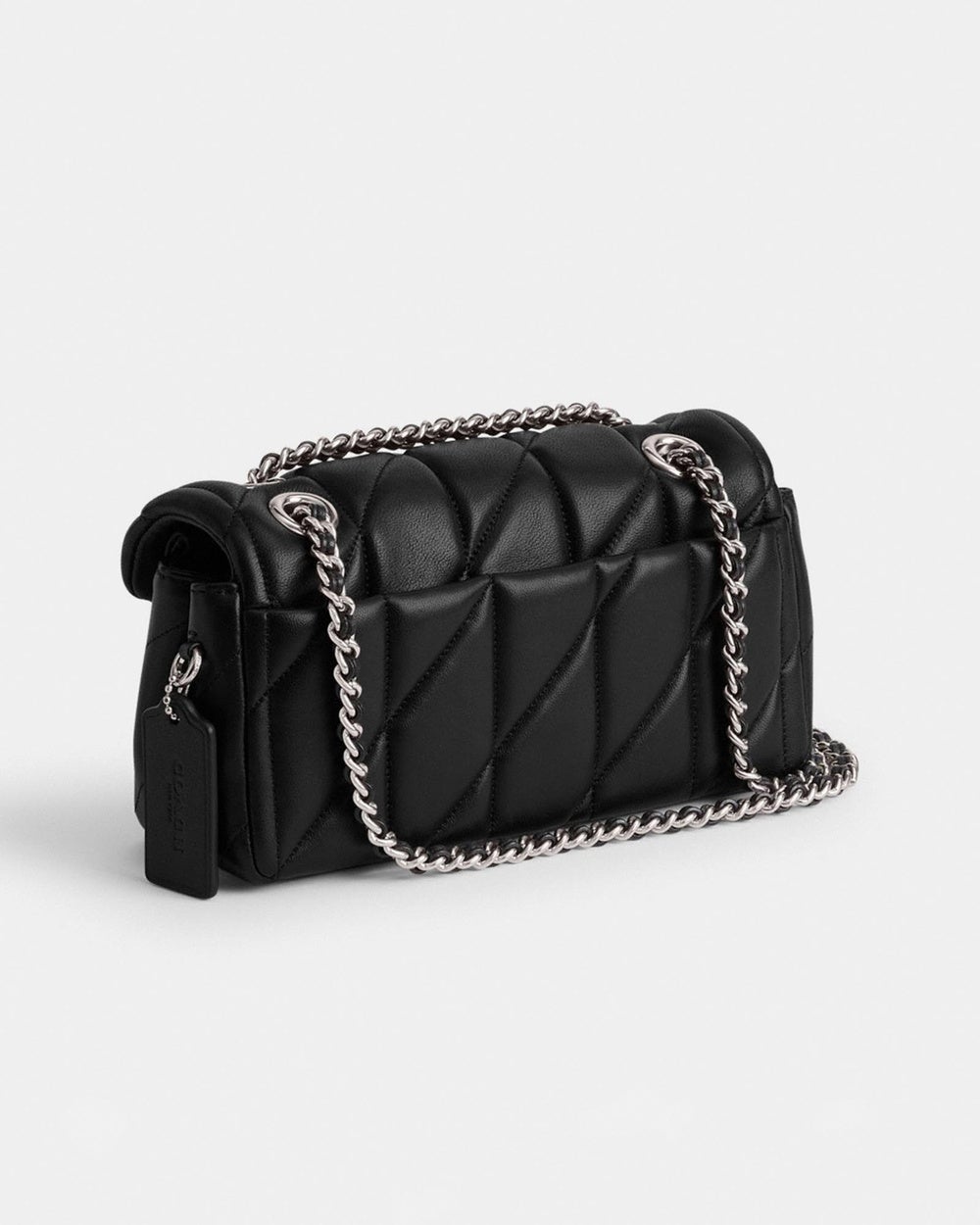Coach - Quilted Tabby Chain Shoulder Bag - Handbags (Black) Quilted Tabby Chain Shoulder Bag