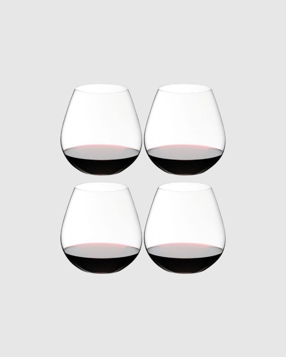 Riedel - Wine Tumbler Pinot Noir Glass Set of 4 - Home (Clear) Wine Tumbler Pinot Noir Glass - Set of 4