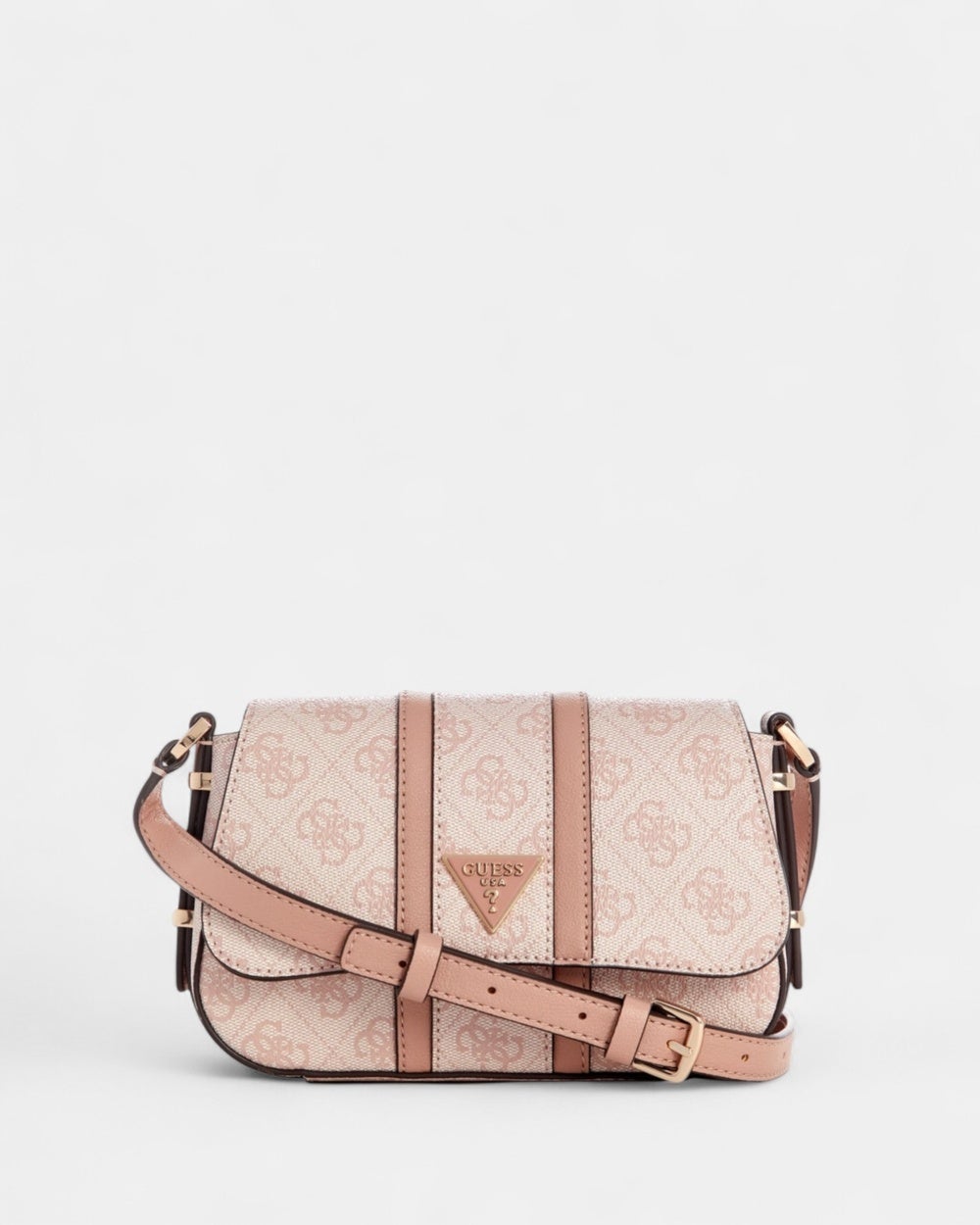 GUESS - Noreen Mini Crossbody Flap Bag - Bags (Brown) Noreen Mini Crossbody Flap Bag