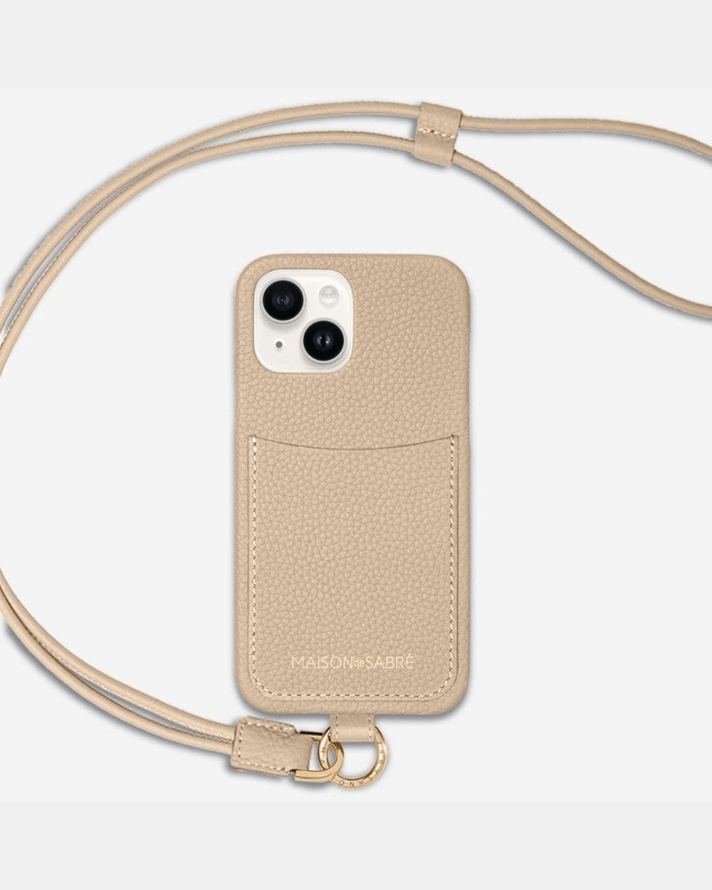 Maison De Sabre - Sling Phone Case (iPhone 15 Plus) - Tech Accessories (Nude) Sling Phone Case (iPhone 15 Plus)