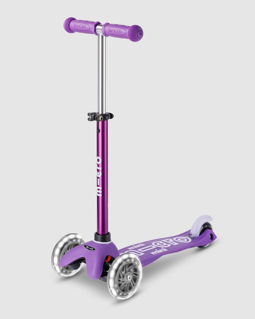 Micro Scooters - Micro Mini Deluxe LED - Scooters (Purple) Micro Mini Deluxe LED