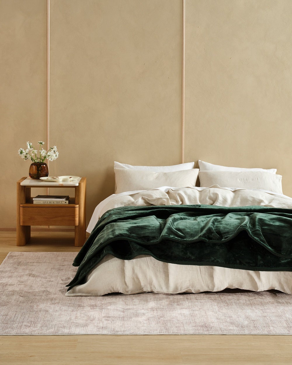 Linen House - Dover Blanket - Home (Forest) Dover Blanket