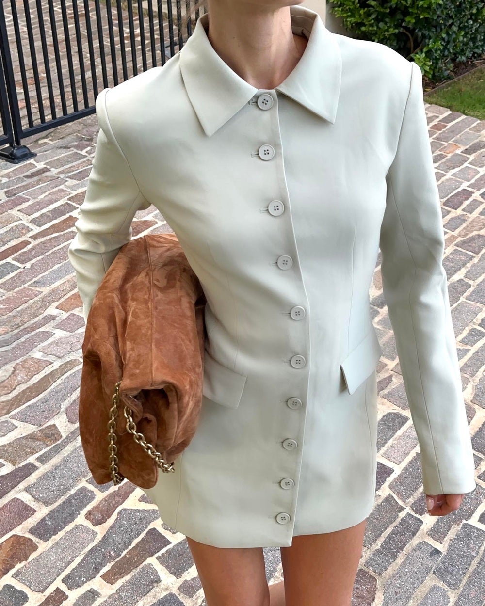 Lioness - Cheri Mini Dress - Dresses (Matcha) Cheri Mini Dress