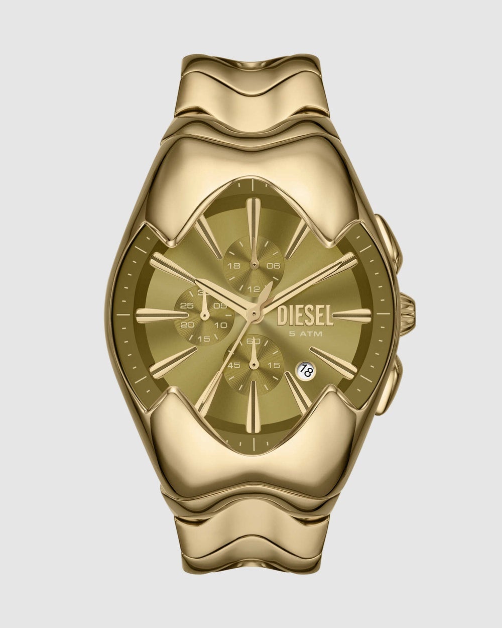 Diesel - Mercurial Gold Tone Chronograph Watch - Watches (Gold-Tone) Mercurial Gold Tone Chronograph Watch