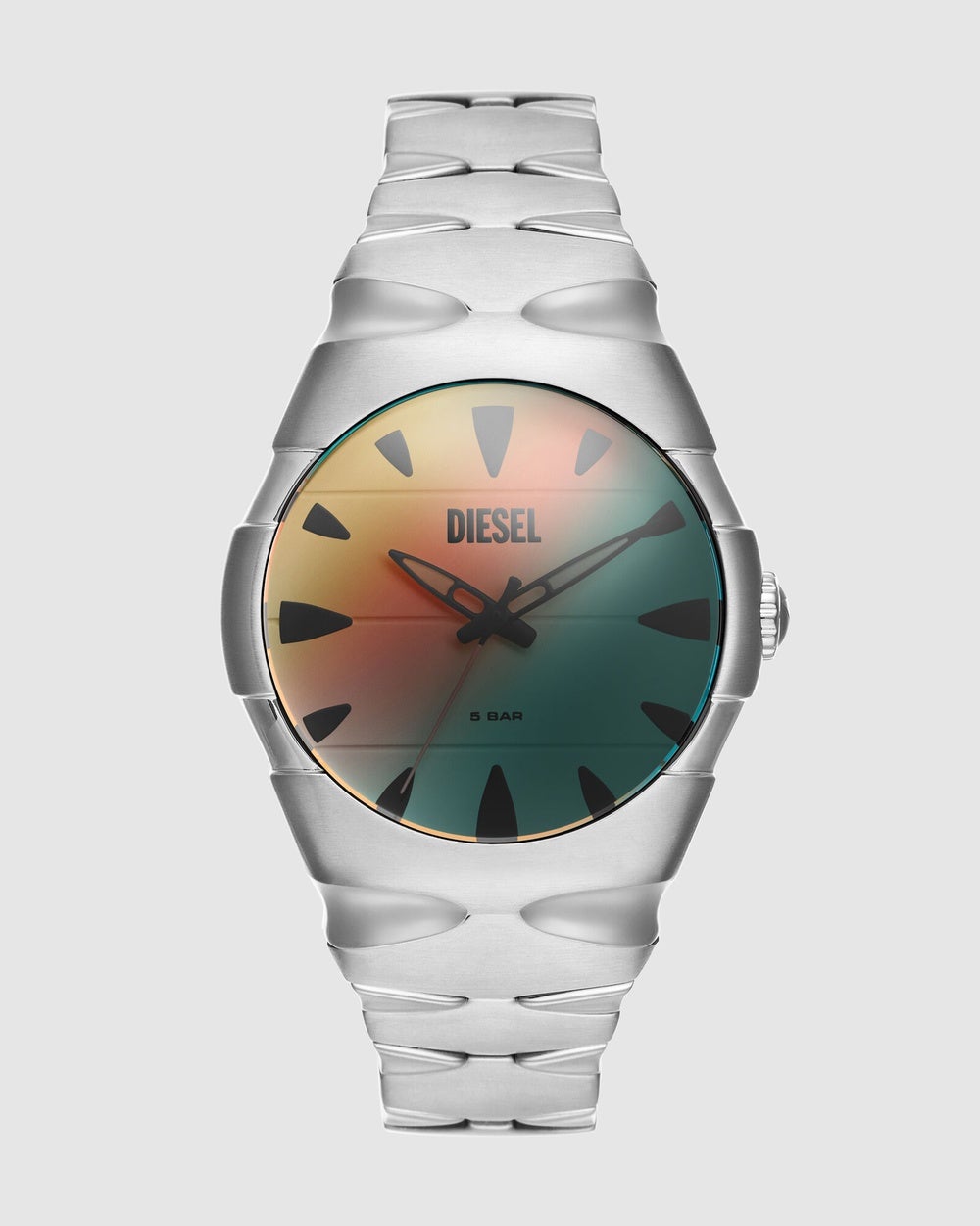 Diesel - D Sruptor Silver Tone Analogue Watch - Watches (Silver-Tone) D-Sruptor Silver Tone Analogue Watch