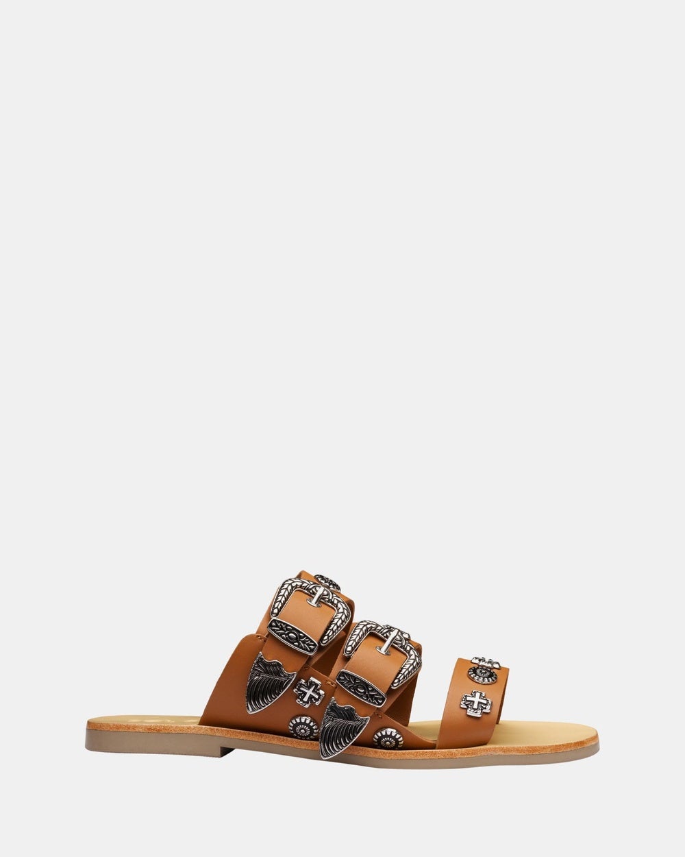 Sol Sana - Eastwood Slide - Sandals (Tan) Eastwood Slide