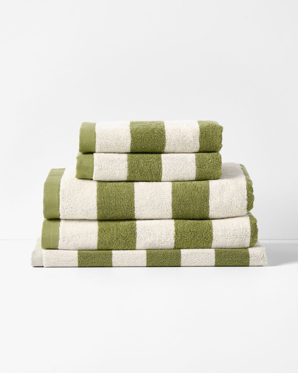 Aura Home - Riviera Bath Towel Set - Bathroom (Caper) Riviera Bath Towel Set