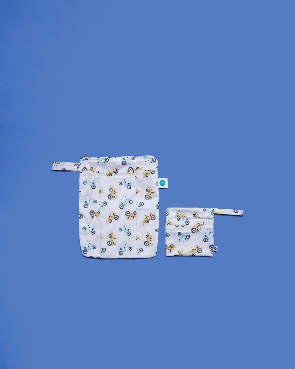 itti bitti - Large and Small Double Pocket Wetbag Babies Teens - Bags (Dozer) Large and Small Double Pocket Wetbag - Babies-Teens