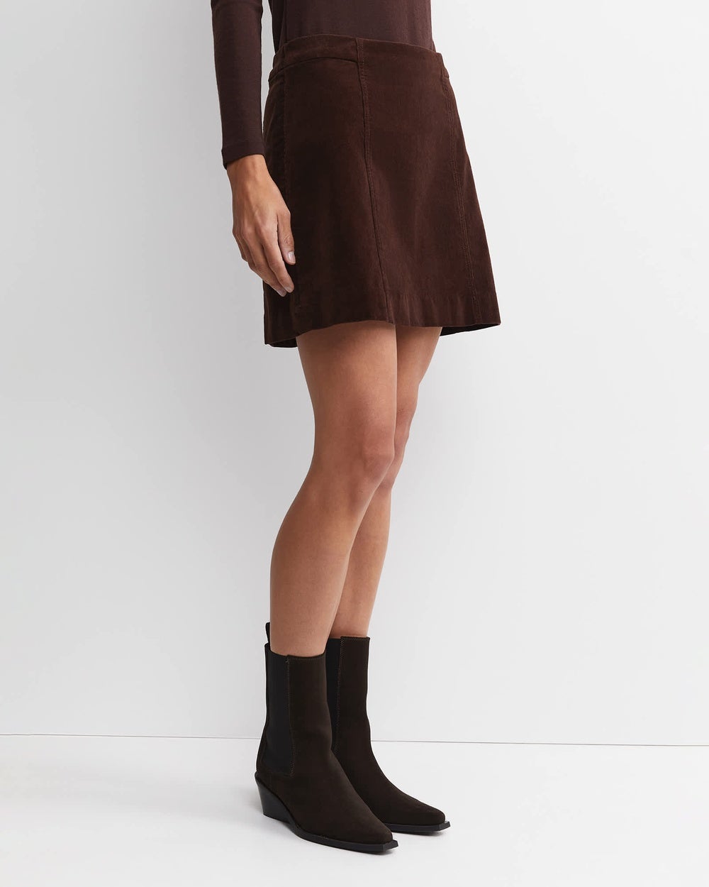 Sportscraft - Cleo Cord Mini Skirt - Skirts (brown) Cleo Cord Mini Skirt
