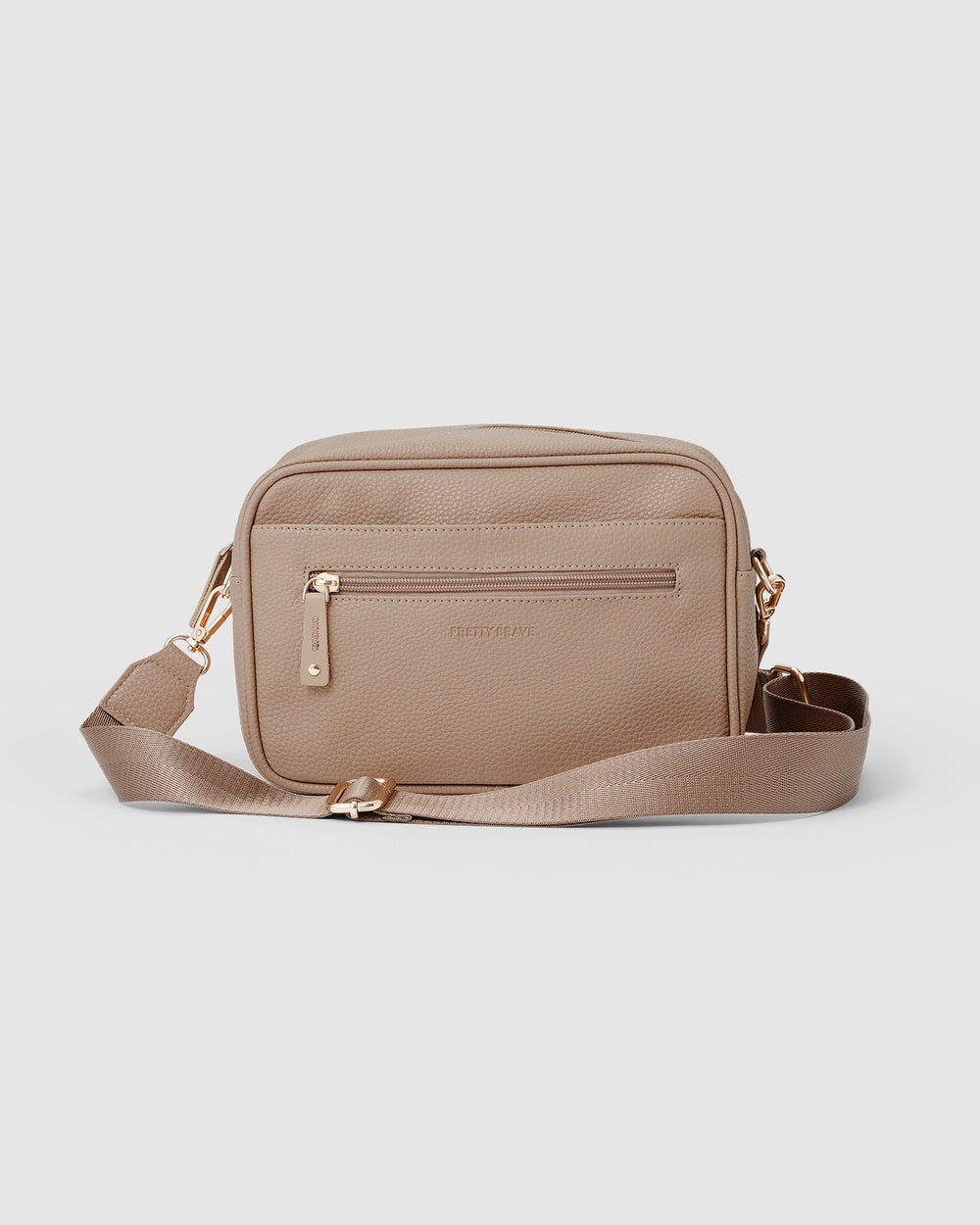 Pretty Brave - HARPER CROSS BODY BAG Natural Pebble - Nappy bags (Natural) HARPER CROSS BODY BAG Natural Pebble