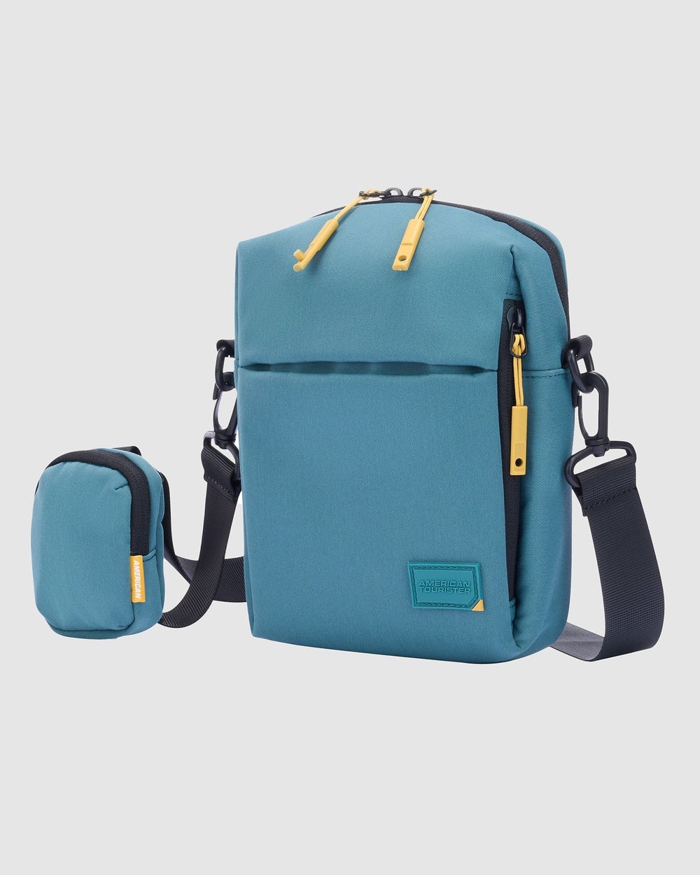 American Tourister - Rigel Crossbody Bag - Travel and Luggage (Blue) Rigel Crossbody Bag