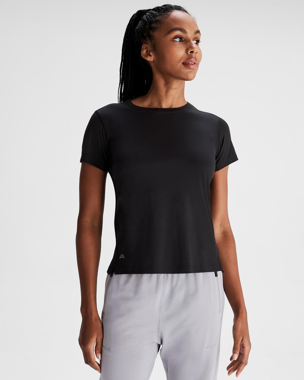 Kathmandu - Seeker T shirt - Short Sleeve T-Shirts (Black Stingray) Seeker T-shirt