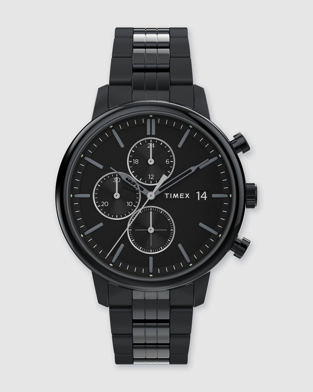 TIMEX - Chicago Chrono - Watches (Black) Chicago Chrono