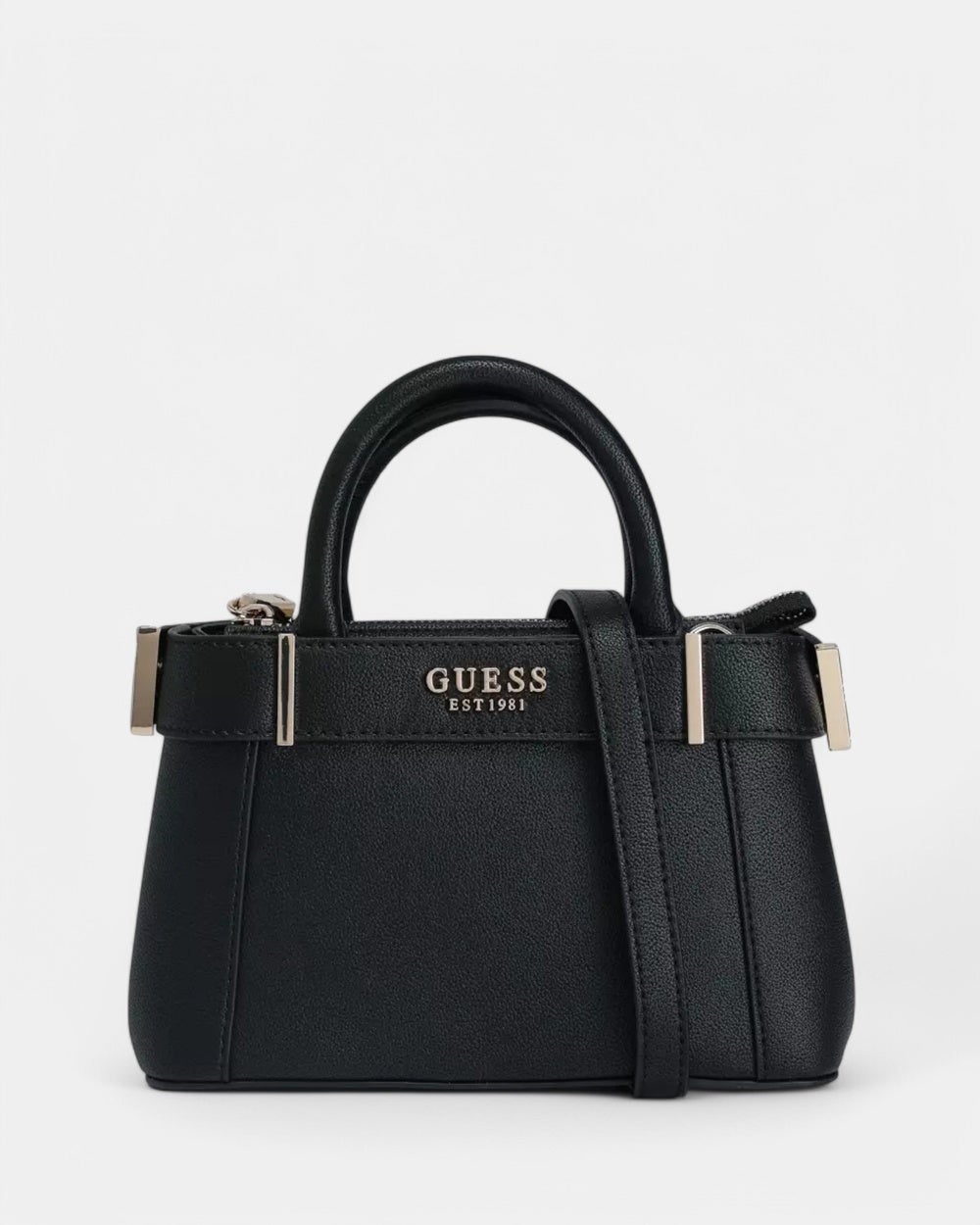 GUESS - Anadela Mini Satchel - Satchels (Black) Anadela Mini Satchel