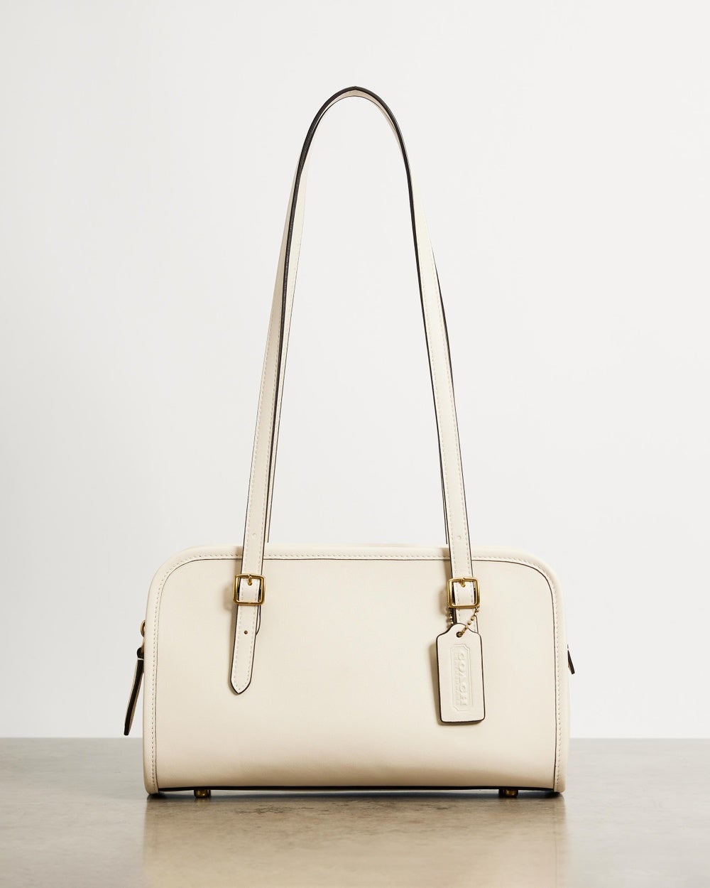 Coach - Originals Glovetanned Leather Swing Zip Bag - Handbags (Chalk) Originals Glovetanned Leather Swing Zip Bag