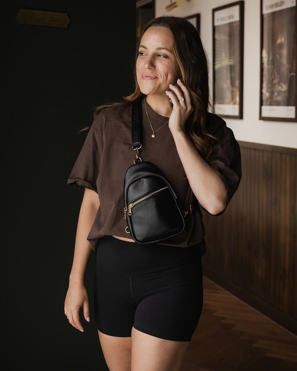 Louenhide - Baby Bella Sling Bag - Handbags (Black) Baby Bella Sling Bag