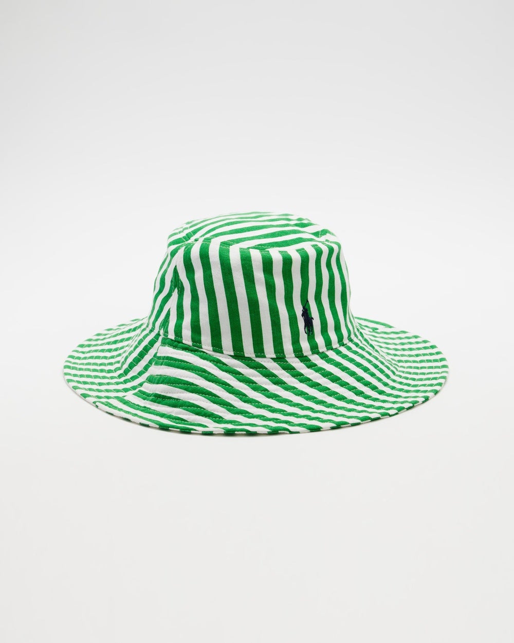 Polo Ralph Lauren - Stripe Sunhat - Hats (Green & White) Stripe Sunhat