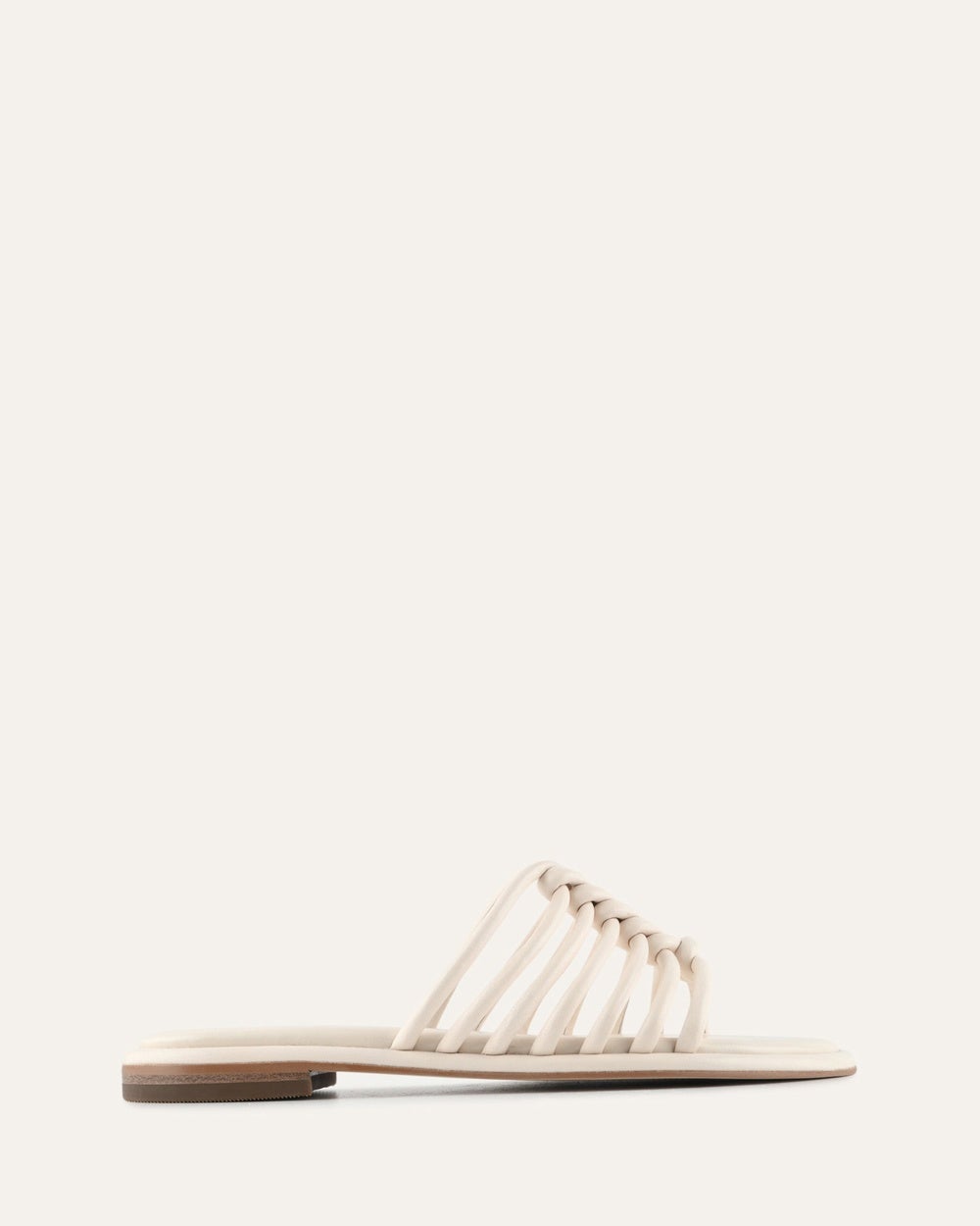 Jo Mercer - Chia Flat Sandals - Sandals (OFF WHITE LEATHER) Chia Flat Sandals